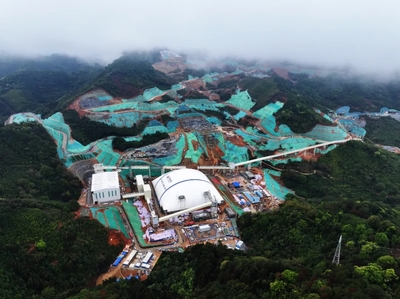 總投資200億，年產5500萬噸！廣東郁南桂圩沖旺嶺砂石礦項目啟動調試運行，配套住宿服務助力產業發展